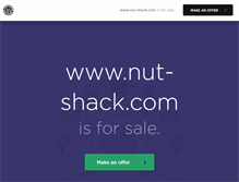 Tablet Screenshot of nut-shack.com